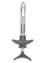 SS INOX All inox & autoclavable black plastic handle passive automatic aspiration. HS-DM-2308 ST